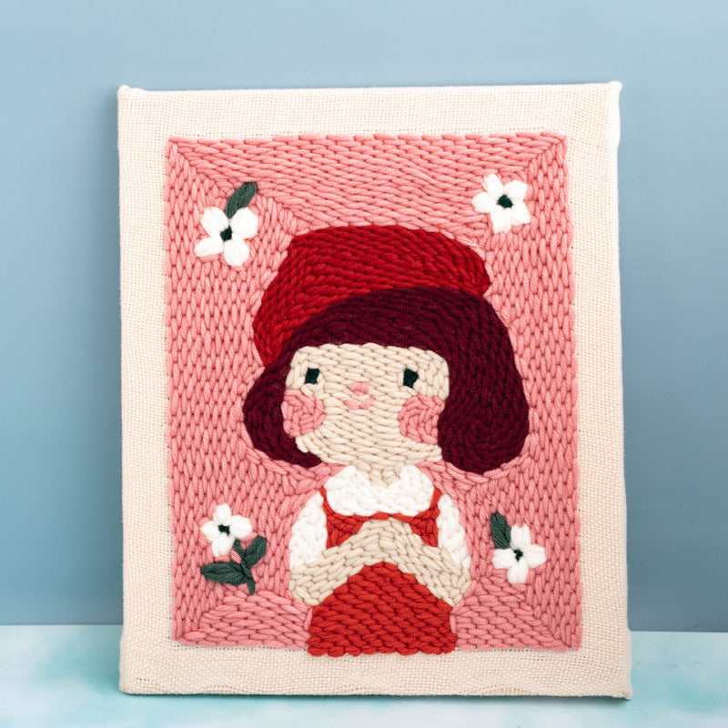 Embroidery diy, hand-embroidered material package, cross-stitch